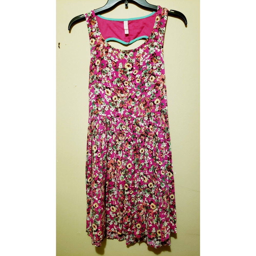Pink Floral Dress